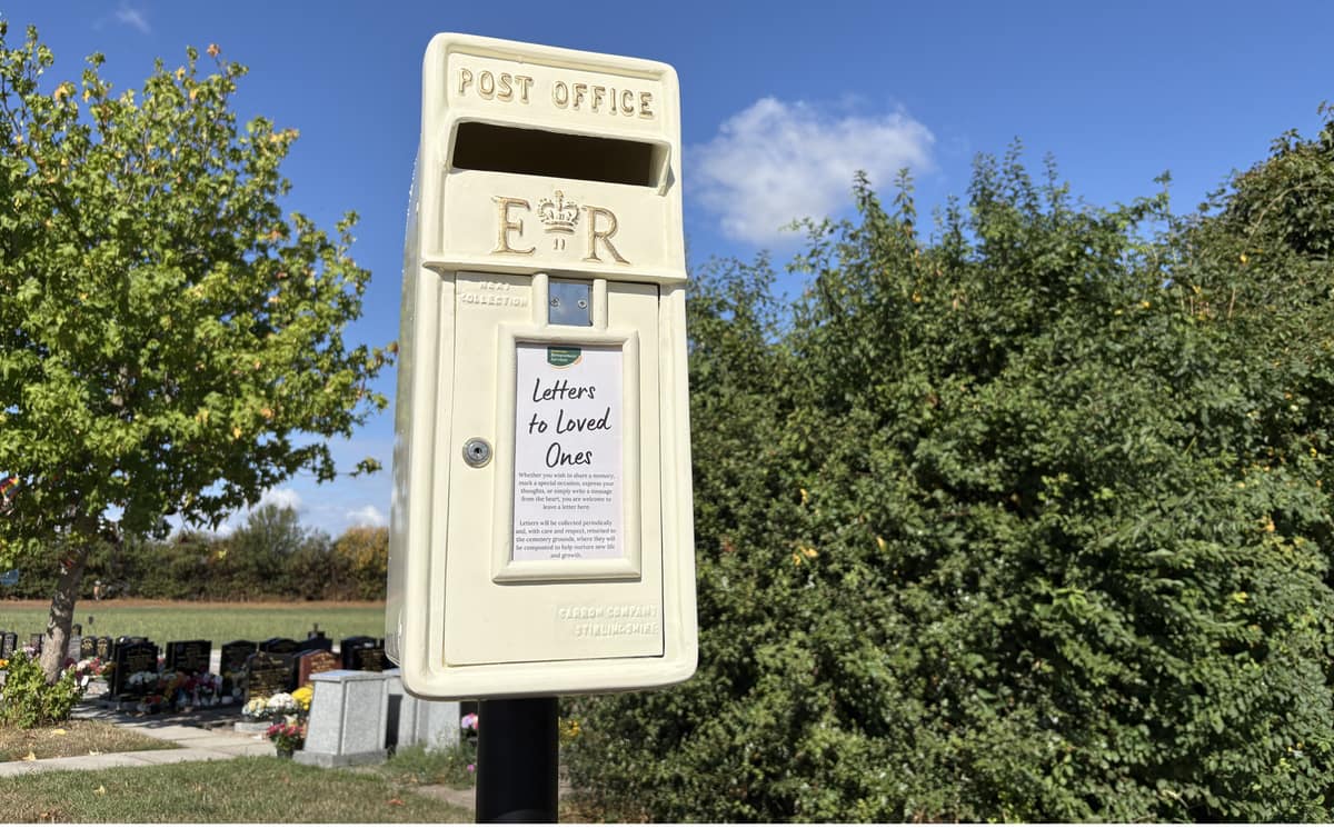 Letters to Loved Ones post boxes open across Cheshire East cemeteries — Crewe news photo