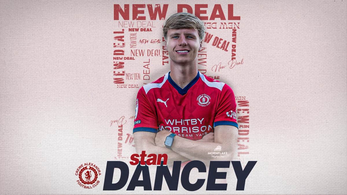 Contract | Dancey pens fresh terms — Crewe news photo