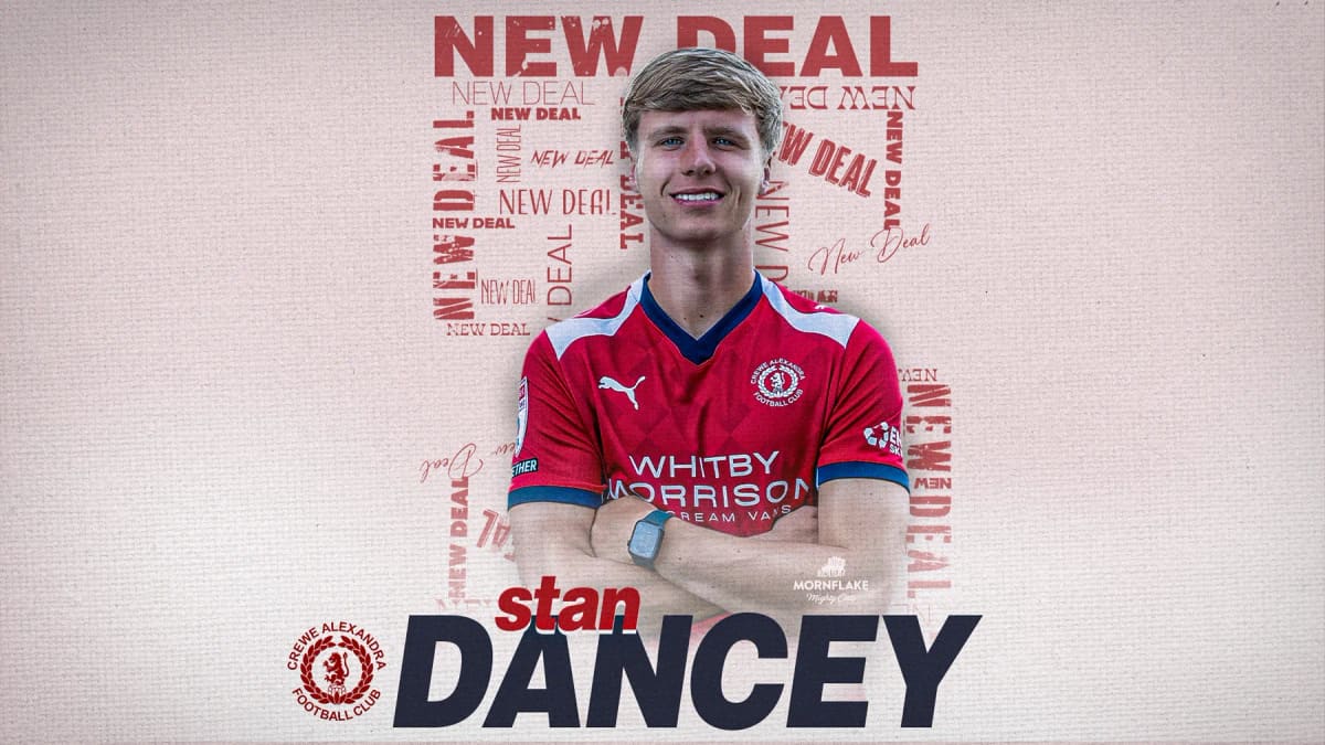 Contract | Dancey pens fresh terms — Crewe news photo (Crewe Alexandra FC)
