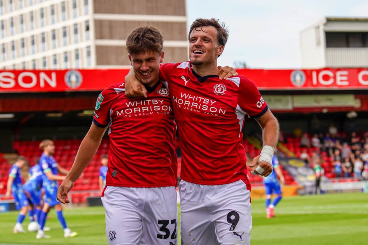 Crewe Alexandra Beat Accrington Stanley 2-1 in Carabao Cup — Crewe news photo