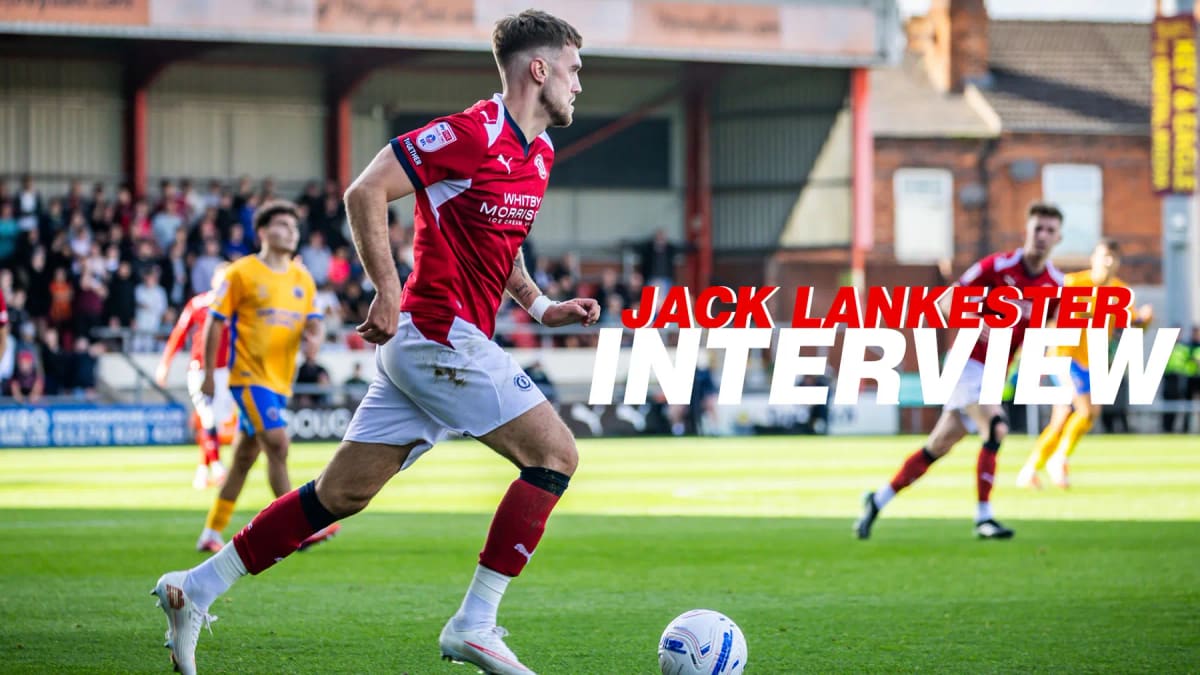 Jack Lankester | "We want more wins, and that’s exactly what we’ll be aiming for come Saturday." — Crewe news photo (Crewe Alexandra FC)