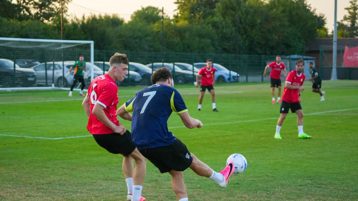 Crewe Alexandra Squad in In-House Friendly at Reaseheath — Crewe news photo (Crewe Alexandra FC)